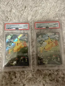 2024 POKEMON SVP EN PIKACHU #088 PALDEA ADVENTURE CHEST PROMO PSA 10 - Image 1