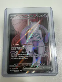 Pokemon TCG Team Rocket's Mewtwo EX SV10 Destined Rivals Holo 213/182 280 HP - Image 1