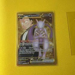 Team Rocket's Mewtwo ex 240/182 - Pokemon - Destined Rivals - NM - Card TCG - Image 1