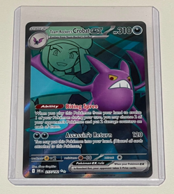 Team Rocket's Crobat ex 217/182 Ultra Rare Destined Rivals Pokemon Holo - NM - Image 1