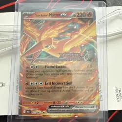 Pokemon TCG Team Rocket's Moltres ex Destined Rivals Stamped UPC Promo Set - Image 4