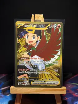 Pokemon TCG Destined Rivals Ethan's Ho-Oh EX Card 239/182 - Image 1