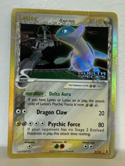 2005 Pokemon Latios Delta Species Reverse Holo Foil Stamp 9/113 LP - Image 1