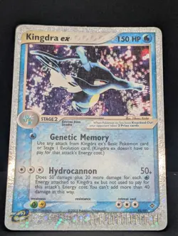 Kingdra ex 92/97 Dragon Holo Ultra Rare Pokemon TCG Nintendo vintage LP+ - Image 3