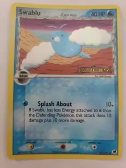 Swablu 65/101 EX Dragon Frontiers Holo 2006 Delta Species Stamped Pokemon TCG LP - Image 1