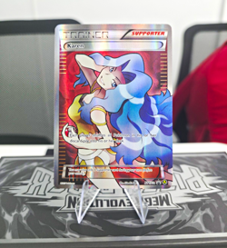 Pokemon TCG Karen Trainer Supporter Promo Full Art Holo Alternate Art XY177A - Image 1