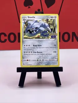 Steelix 044/078 Pokemon GO Regular Uncommon Pokemon TCG 2022 NM - Image 2
