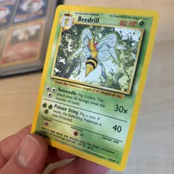 Pokemon TCG Beedrill 17/102 Base Set Rare Vintage WOTC 1999 LP - Image 3