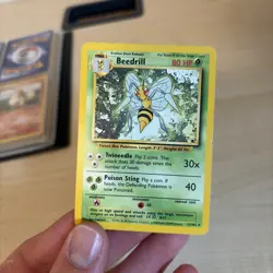 Pokemon TCG Beedrill 17/102 Base Set Rare Vintage WOTC 1999 LP - Image 4