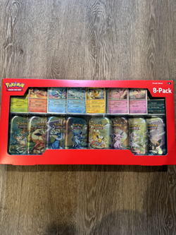 Pokemon Prismatic Evolutions 8 Mini-Tins Sealed NEW - Image 1