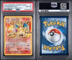 PSA 10 Charizard Celebrations Classic Coll. Holo Base Set Pokemon 4/102 Gem Mint - Image 3