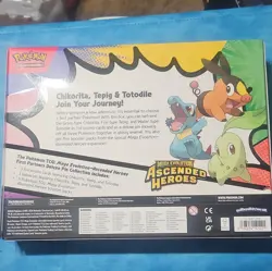 Pokemon TCG Mega Evolution Ascended Heroes First Partners Deluxe Pin Box Promo - Image 2