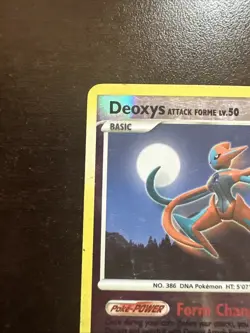 Deoxys Attack Forme Lvl.50 Reverse Holo Rare HP Pokemon TCG legends Awakened - Image 2