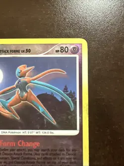 Deoxys Attack Forme Lvl.50 Reverse Holo Rare HP Pokemon TCG legends Awakened - Image 3