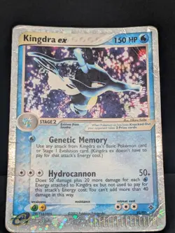 Kingdra ex 92/97 Dragon Holo Ultra Rare Pokemon TCG Nintendo vintage HP - Image 3