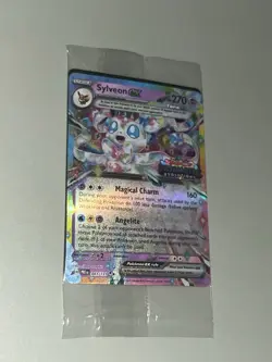 Pokemon TCG Sylveon EX 041/131 STAMPED PROMO Card Prismatic Evolutions SEALED - Image 1