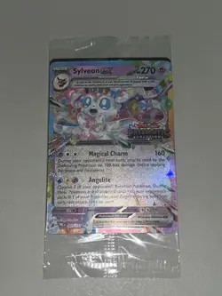 Pokemon TCG Sylveon EX 041/131 STAMPED PROMO Card Prismatic Evolutions SEALED - Image 2