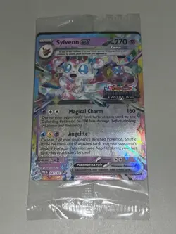 Pokemon TCG Sylveon EX 041/131 STAMPED PROMO Card Prismatic Evolutions SEALED - Image 4