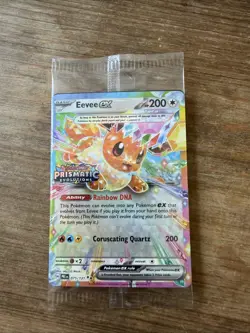 Pokemon Eevee TCG EX Prismatic Evolutions Card 075/131 Stamped Sealed Promo - Image 1