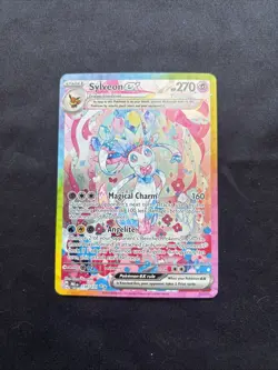 Pokemon TCG Sylveon EX Holo Prismatic Evolutions Card 156/131 M/Nm English NM - Image 1