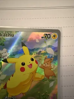Pokemon Pikachu TCG SVP 88 Black Star Promo Holo Card Full Art, Near Mint/Mint - Image 4