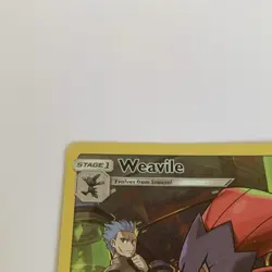 Pokemon TCG Weavile 238/236 SM Cosmic Eclipse Full Art Holo Secret Rare Eng 2019 - Image 4