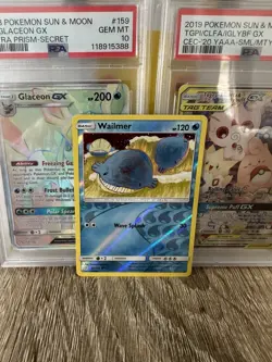Wailmer 45/236 Cosmic Eclipse Pokemon TCG Reverse Holo English 2019 NM - Image 1
