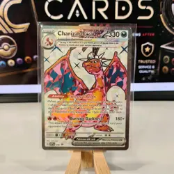 Pokemon TCG Charizard ex SVP056 Black Star Promo Full Art Holo Near Mint - Image 1