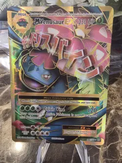 M Venusaur EX Mega EX Full Art Holo 100/108 Evolutions Pokemon TCG English Mint - Image 1