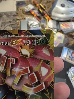 M Venusaur EX Mega EX Full Art Holo 100/108 Evolutions Pokemon TCG English Mint - Image 4