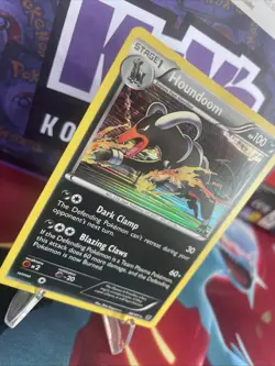 Houndoom 56/101 Pokemon TCG Holo Plasma Blast Holo Rare Card LP - Image 2