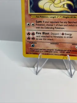 Ninetales 12/102 Base Set Unlimited Holo Rare Pokemon TCG Card WOTC 1999 - Image 3