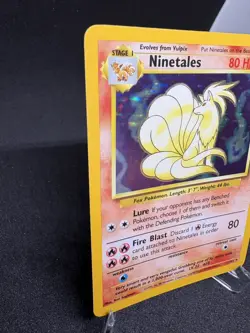 Pokemon TCG Ninetales Base Set 12/102 Holo Unlimited Holo Rare LP-MP - Image 4