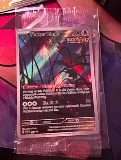 SEALED ☆ Pokemon TCG Flutter Mane 097 SV Scarlet & Violet Promo Card Holo EN ☆ - Image 1
