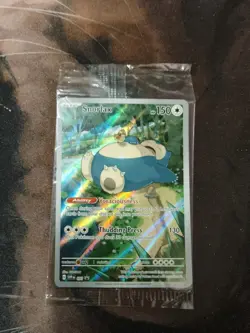 Snorlax 051 Pokemon Scarlet & Violet Promo Holo Sealed Promo Near Mint - Image 1