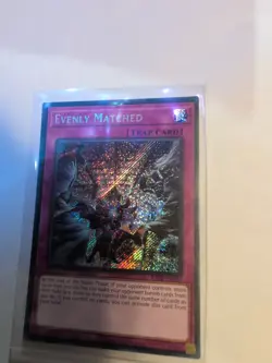 Yugioh Evenly Matched RA01-EN074 Secret Rare 1st Ed NM - Image 2