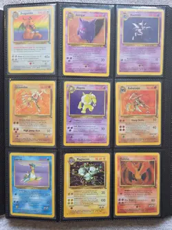 100% Complete MASTER FOSSIL Set 62/62 -Pokemon Cards 1999 Vintage MP LP - Image 4