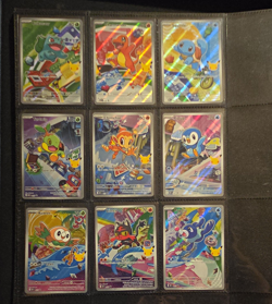 Pokemon 2026 First Partner Illustration Collection Series 1 Promo Set (9 Cards) - Image 1