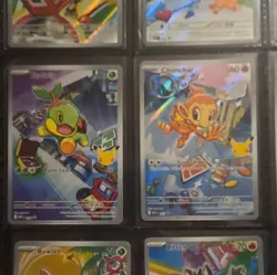 Pokemon 2026 First Partner Illustration Collection Series 1 Promo Set (9 Cards) - Image 4