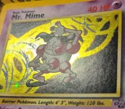 Mr. Mime 6/64 Jungle Holo Rare Pokemon TCG Card Vintage Wotc Lightly Played - Image 4