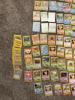 Pokemon Huge Vintage Non Holo Lot Fossil Jungle Base Set Cards - Image 2