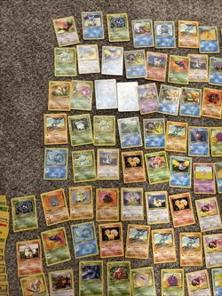 Pokemon Huge Vintage Non Holo Lot Fossil Jungle Base Set Cards - Image 3