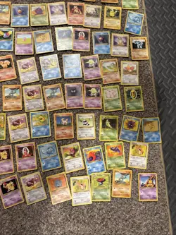 Pokemon Huge Vintage Non Holo Lot Fossil Jungle Base Set Cards - Image 5