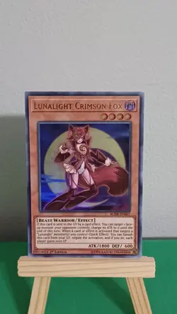 2019 Yugioh Ultralight Crimson Fox BLHR-EN067 Ultra Rare Hero's Revenge - Image 1