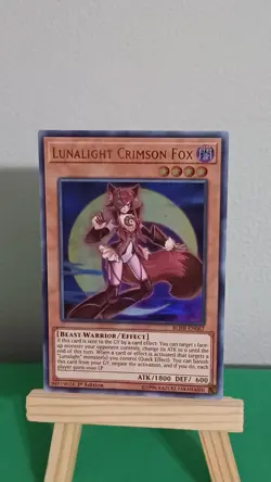 2019 Yugioh Ultralight Crimson Fox BLHR-EN067 Ultra Rare Hero's Revenge - Image 2