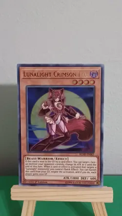 2019 Yugioh Ultralight Crimson Fox BLHR-EN067 Ultra Rare Hero's Revenge - Image 3