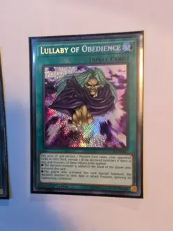 Lullaby Of Obedience Secret Rare 1St Edition LCKC-EN042 Yugioh - Image 2