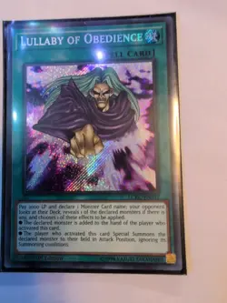 Lullaby Of Obedience Secret Rare 1St Edition LCKC-EN042 Yugioh - Image 3