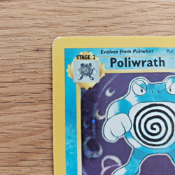 Poliwrath 13/102 Base Set Holo Pokemon Card TCG (LP-) Vintage 1999 Unlimited - Image 5
