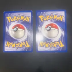 Pikachu and Mewtwo Black Star Promo Pokemon Cards WOTC Vintage 27 & 14 - Image 4